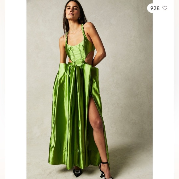 For Love & Lemons Virginia Maxi Dress Green Small A-Line Cutout Cocktail  Party is available for purchase on au PAY Market - Imported Goods Online  Store Co.Ltd. | au PAY Market -